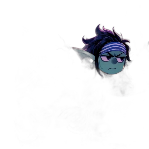 mask, dragon, staff, creature, concept art, fantasy art, pixel art, vaporwave transparent PNG cut-out