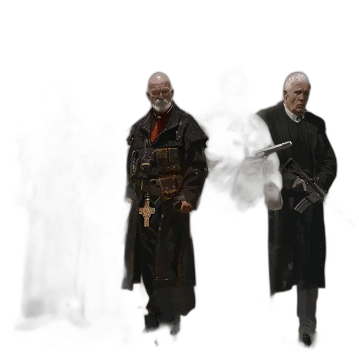 staff, jacket, concept art, fantasy art, 3d render, pixel art, fog, snow transparent PNG cut-out