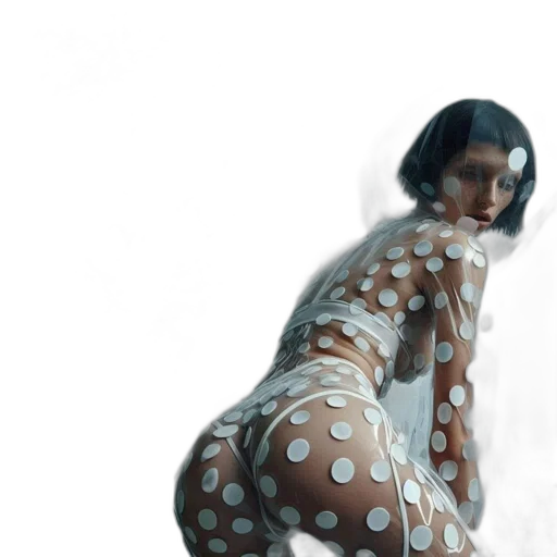 dress, creature, jewelry, 3d render, photorealistic, concept art, fantasy art, underwater transparent PNG cut-out
