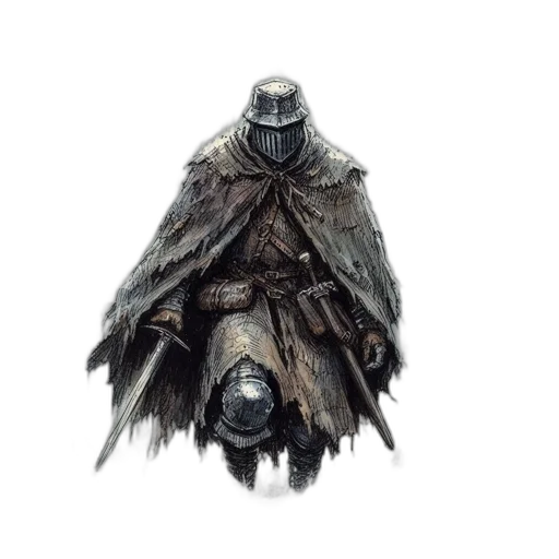 mask, face, sword, creature, concept art, fantasy art, watercolor, comic book art transparent PNG cut-out
