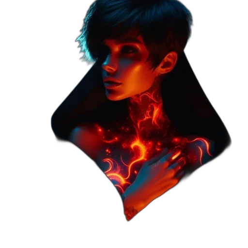 face, jacket, dragon, mask, concept art, fantasy art, comic book art, cyberpunk transparent PNG cut-out