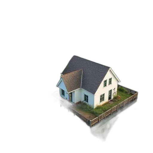 building, furniture, 3d render, concept art, photorealistic, pixel art, aerial, view transparent PNG cut-out