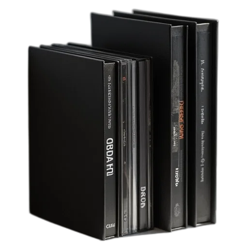 black, hoop, book, rack transparent PNG cut-out