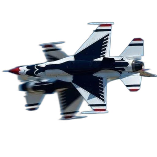 weapon, 3d render, sleek, fighter, jet, red, nose, black transparent PNG cut-out