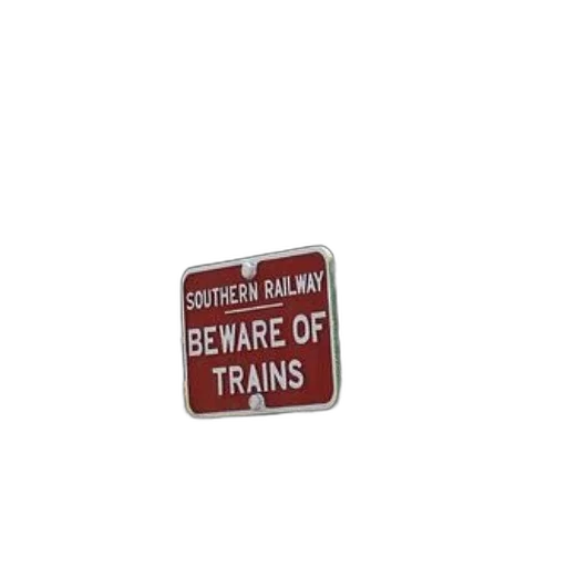 vintage, steam, train, approaches, railway, crossing, red, beware transparent PNG cut-out