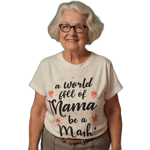 dress, world, full, grandmas, mama, shirt transparent PNG cut-out