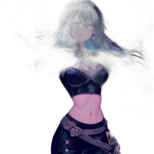 dress, concept art, fantasy art, anime transparent PNG cut-out