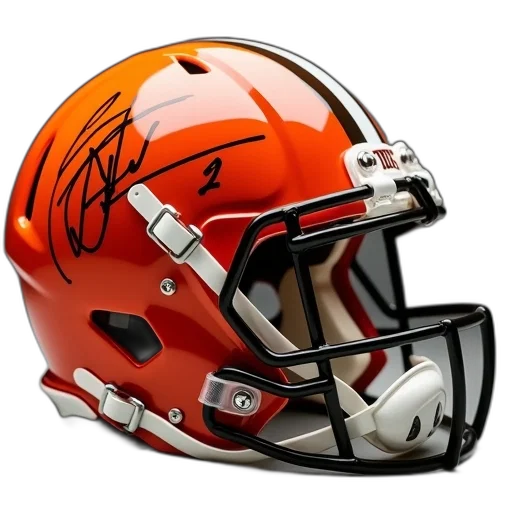 jim, wilson, cleveland, browns, autographed, ridding, speed, replica transparent PNG cut-out