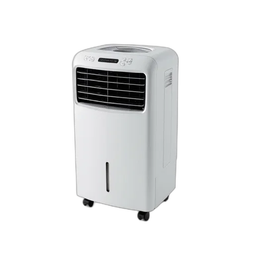 robot, animal, 3d render, white, portable, air, conditioner, control transparent PNG cut-out