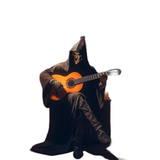 jacket, mask, hat, staff, concept art, fantasy art, 3d render, pixel art transparent PNG cut-out