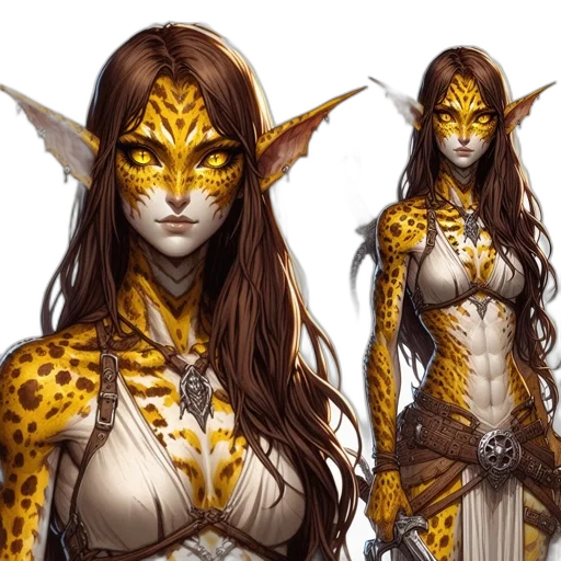 fantasy art, concept art, comic book art, pixel art, golden, earth tones, two, renditions transparent PNG cut-out