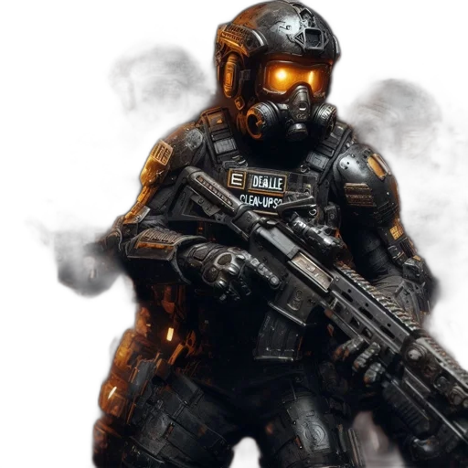 concept art, 3d render, pixel art, photorealistic, ensemble, armored, soldiers, equipped transparent PNG cut-out