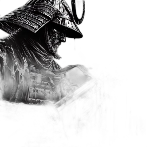mask, sword, weapon, dragon, fantasy art, concept art, comic book art, photorealistic transparent PNG cut-out