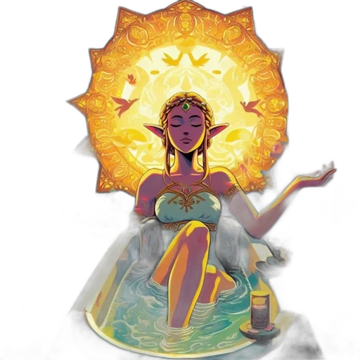 crown, jewelry, concept art, fantasy art, watercolor, comic book art, underwater, outer space transparent PNG cut-out
