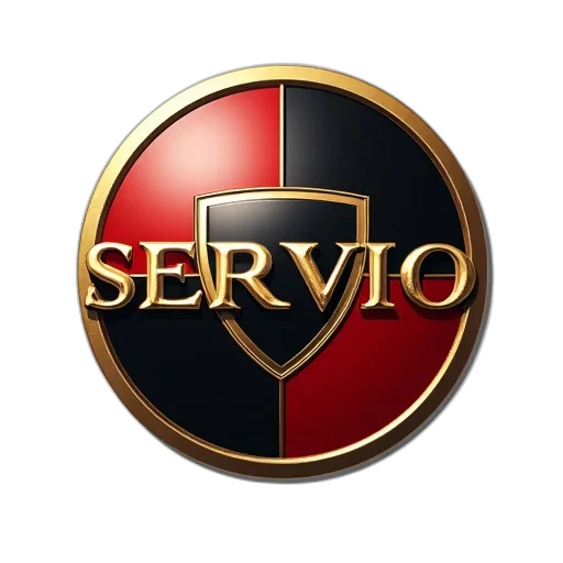 3d render, close-up, circular, logo, shield, design, center, divided transparent PNG cut-out