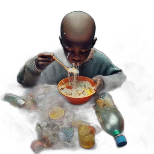 food, weapon, robot, concept art, photorealistic, 3d render, comic book art, young transparent PNG cut-out