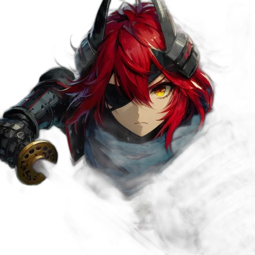 dragon, weapon, mask, sword, fantasy art, concept art, pixel art, anime transparent PNG cut-out