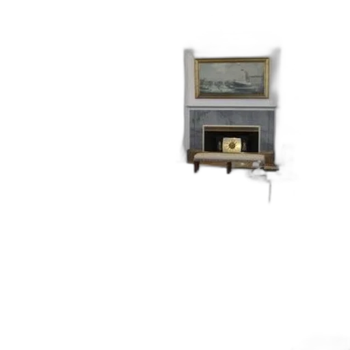 furniture, staff, 3d render, photorealistic, concept art, fire, earth tones, cozy transparent PNG cut-out
