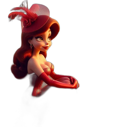 crown, hat, staff, dress, 3d render, concept art, fantasy art, photorealistic transparent PNG cut-out