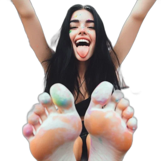 shoes, dress, creature, face, photorealistic, watercolor, concept art, pastel transparent PNG cut-out
