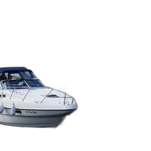 car, 3d render, photorealistic, concept art, white, boat, named, sea transparent PNG cut-out