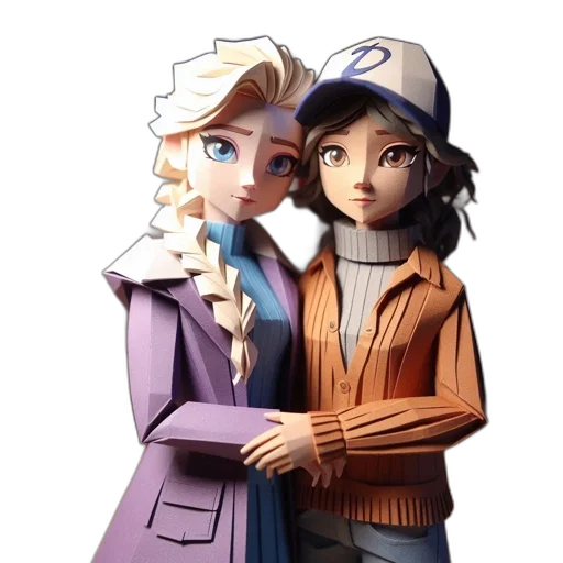 staff, jacket, hat, concept art, 3d render, cartoon, anime, snow transparent PNG cut-out