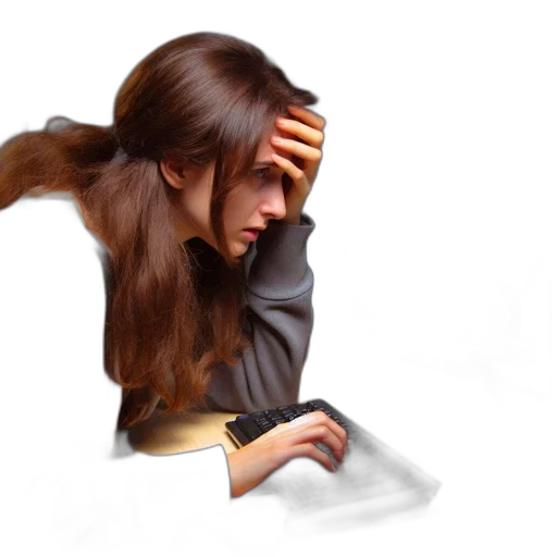 hair, staff, jacket, face, photorealistic, 3d render, concept art, oil painting transparent PNG cut-out