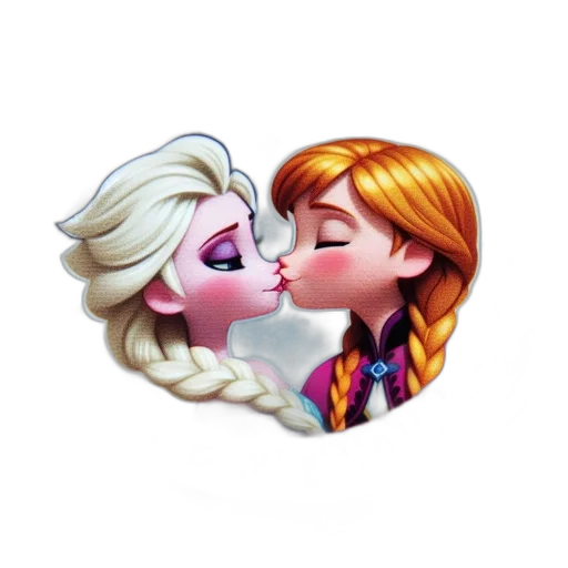 3d render, cartoon, pixel art, fantasy art, snow, sticker, depicting, disney transparent PNG cut-out