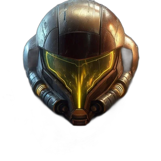 mask, robot, face, weapon, concept art, 3d render, fantasy art, photorealistic transparent PNG cut-out