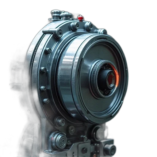 robot, weapon, 3d render, photorealistic transparent PNG cut-out