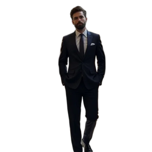 staff, jacket, photorealistic, concept art, 3d render, cartoon, dark, monochrome transparent PNG cut-out