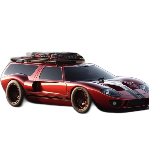 car, 3d render, concept art, photorealistic, red, sports, distinctive, design transparent PNG cut-out
