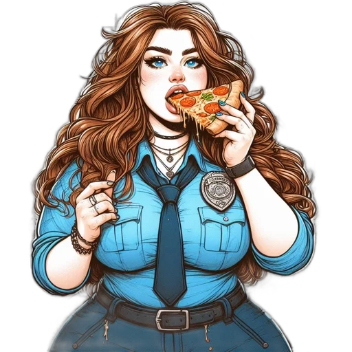 food, staff, jacket, comic book art, concept art, cartoon, fantasy art, blue transparent PNG cut-out