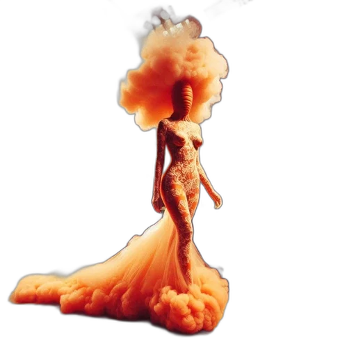 dress, hair, crown, creature, concept art, 3d render, pixel art, fantasy art transparent PNG cut-out