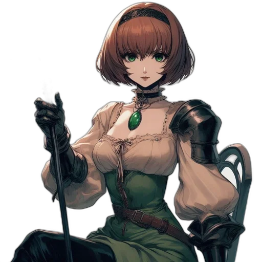 staff, robot, weapon, dress transparent PNG cut-out