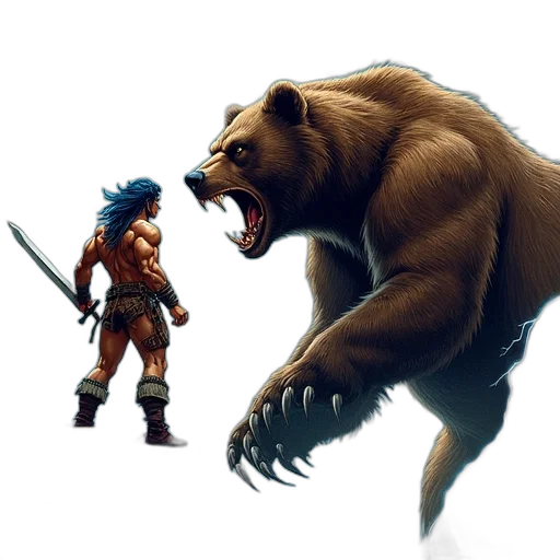 creature, animal, concept art, fantasy art, comic book art, pixel art, first, image transparent PNG cut-out