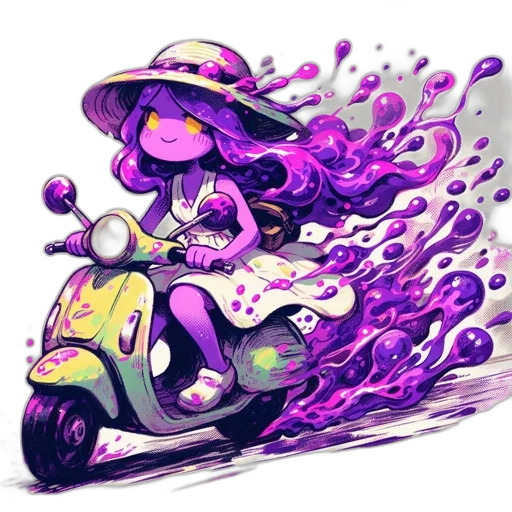 car, concept art, watercolor, pixel art, cyberpunk, neon, colorful, pastel transparent PNG cut-out