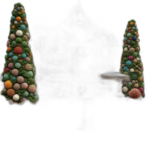 jewelry, crown, tree, staff, 3d render, concept art, photorealistic, snow transparent PNG cut-out