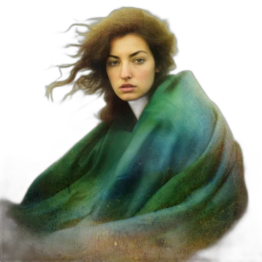 jacket, face, creature, dress, photorealistic, fantasy art, oil painting, concept art transparent PNG cut-out
