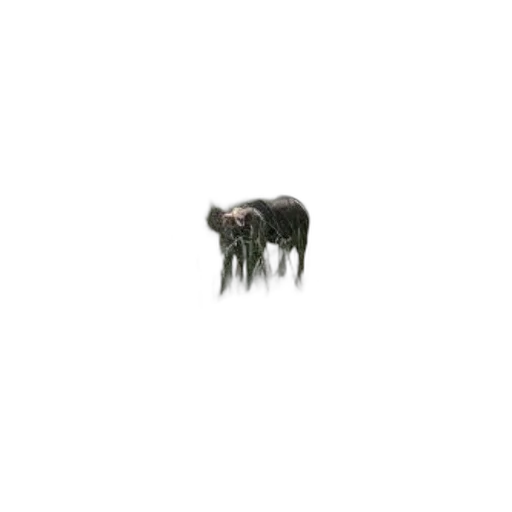 animal, creature, furniture, hair, pixel art, 3d render, concept art, photorealistic transparent PNG cut-out