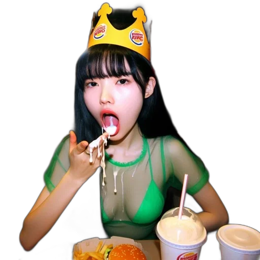 food, creature, animal, robot, 3d render, photorealistic, vaporwave, concept art transparent PNG cut-out