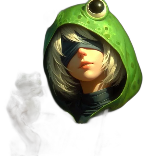 mask, face, staff, hat, concept art, fantasy art, photorealistic, 3d render transparent PNG cut-out