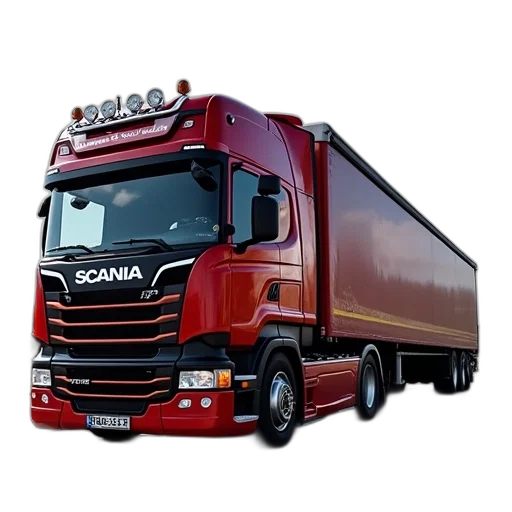 photorealistic, 3d render, scania, 2016 transparent PNG cut-out