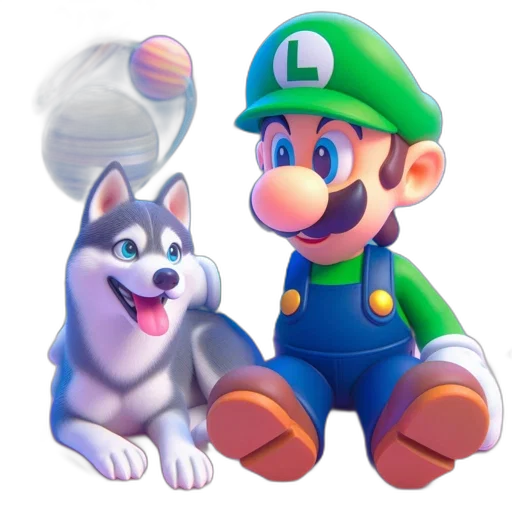 animal, concept art, 3d render, pixel art, watercolor, blue, pastel, green transparent PNG cut-out