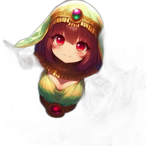 hat, staff, crown, mask, pixel art, fantasy art, anime, concept art transparent PNG cut-out