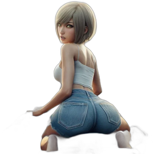 dress, concept art, 3d render, photorealistic, fantasy art, animated, female, figure transparent PNG cut-out