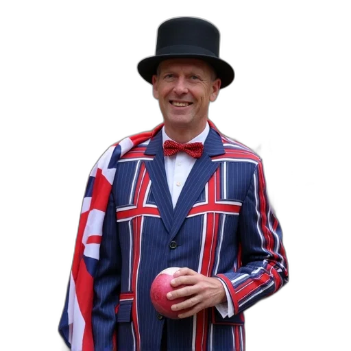 jacket, hat, staff, british transparent PNG cut-out