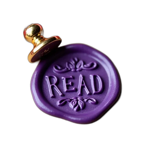jewelry, crown, staff, close-up, image, purple, wax, seal transparent PNG cut-out