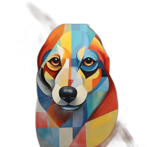 mask, face, animal, photorealistic, 3d render, watercolor, fantasy art, colorful transparent PNG cut-out