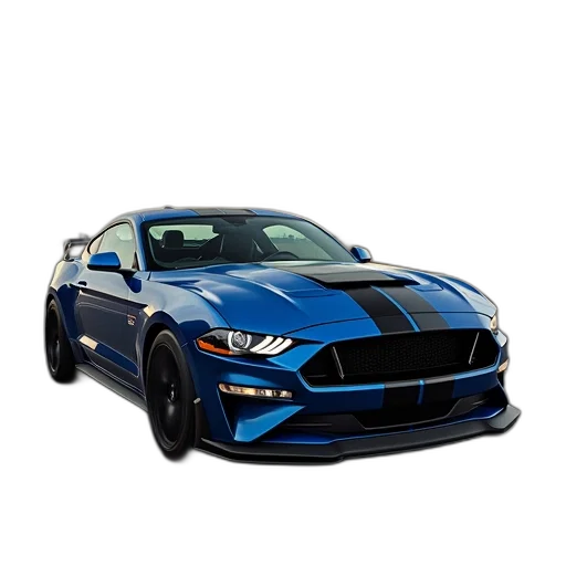 car, 3d render, photorealistic, blue transparent PNG cut-out